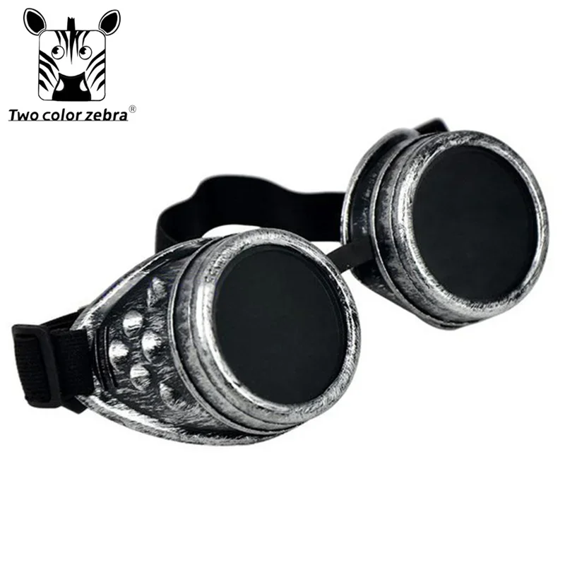 Danganronpa Miu Iruma Steampunk Goggles Gothic Retro Glasses Round Sunglasses Cosplay Costume Performance Accessories