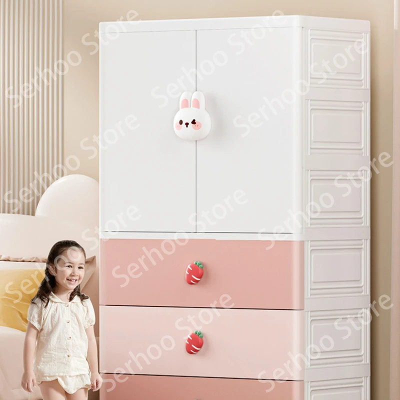 Armoire de Rangement pour Enfants, Meubles de Chambre Portables, MR50CW