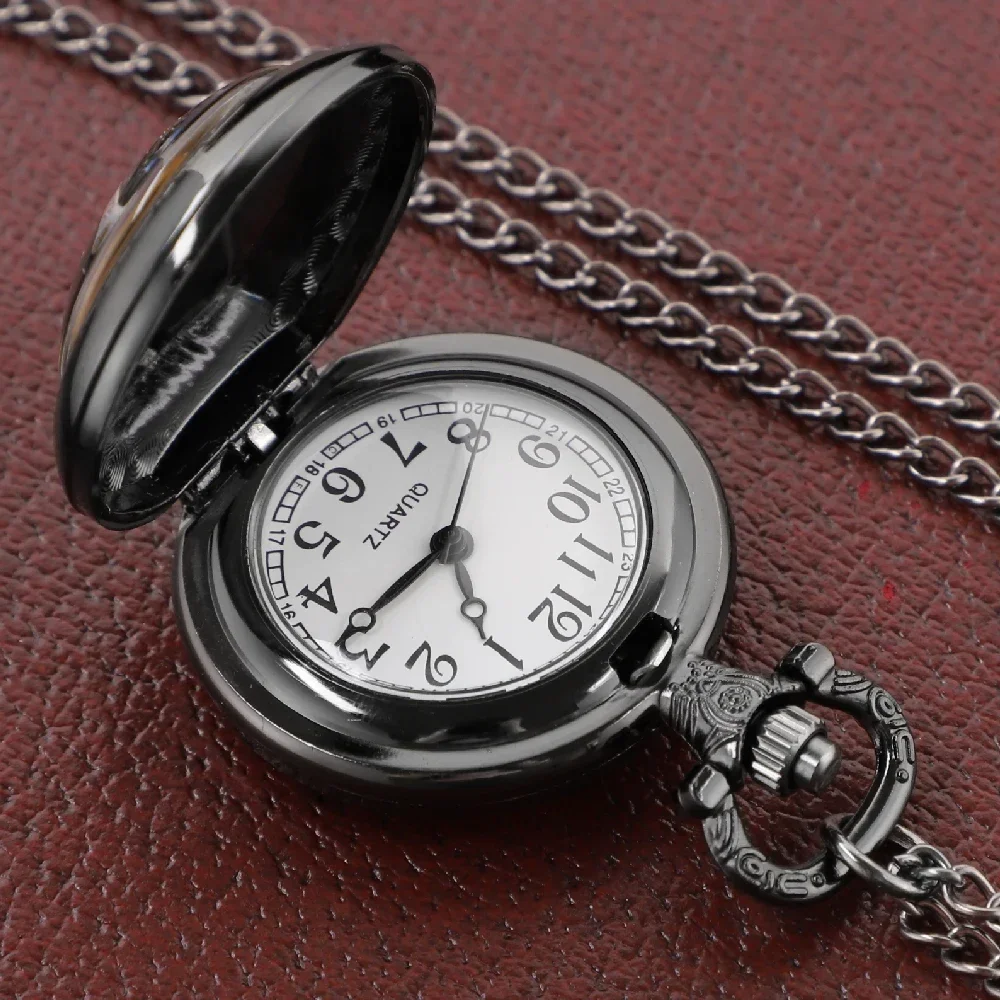 Snake Pocket Watch with Floral Accents Gift for Children Vintage Women Necklace Pendant Clock Men Watch Relojes De Bolsillo