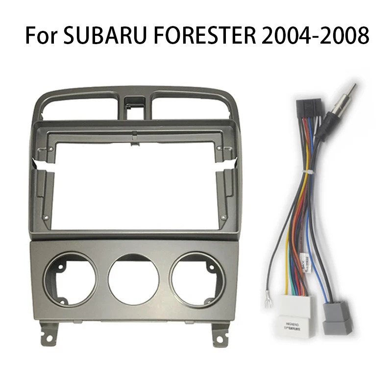 

Автомобильный радиоприемник Fascia Для SUBARU FORESTER 2004 2005 2006 2007 2008, автомобильная стереосистема, установка панели приборной панели, рамка в комплекте