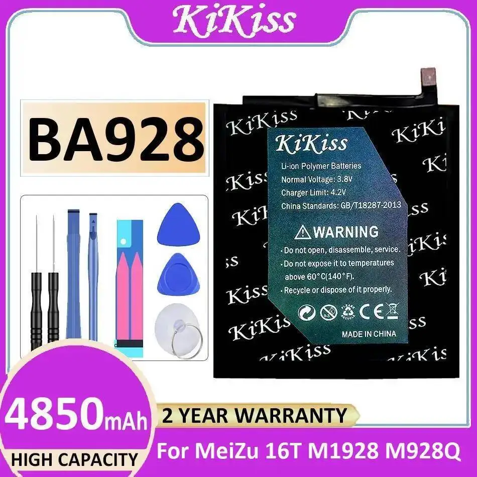 

Аккумулятор мобильного телефона для Meizu 16T M1928 M928Q Надежный источник питания 4850 мАч BA928