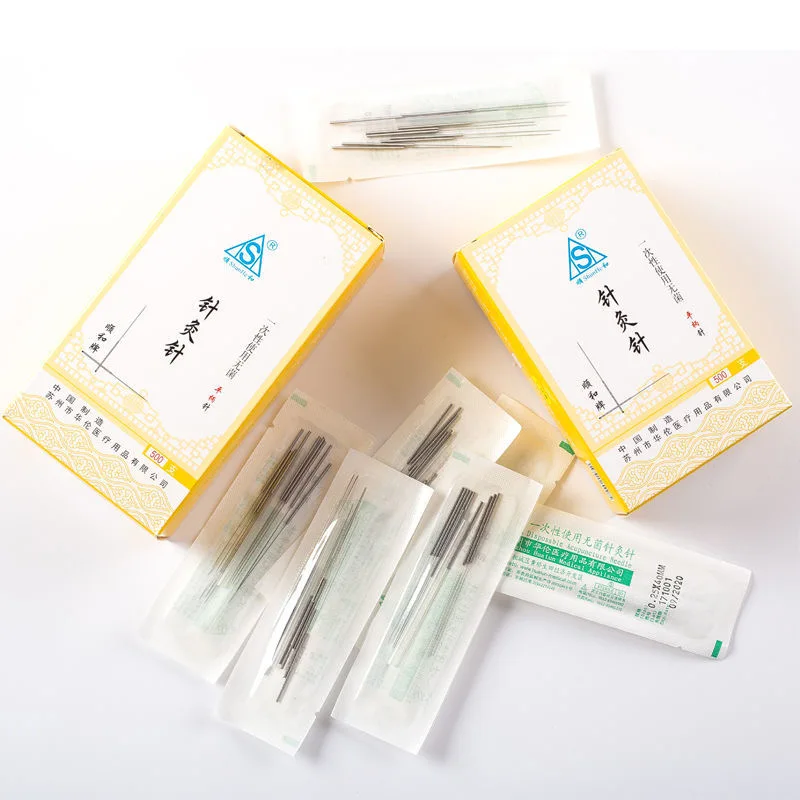 2500PCS Disposable Acupuncture And Moxibustion Needles With Cannula Sterile Clean Sanitary Sharp Beauty Massage Various Sizes