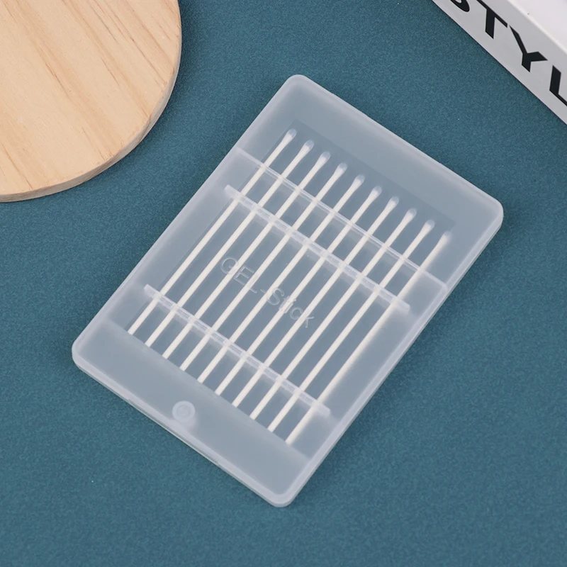 10Pcs Watch Cleaning Swab Watch Movement Dust Dirt Grease Removal Adhesive Cleaning Swab Stick For Watchmaker