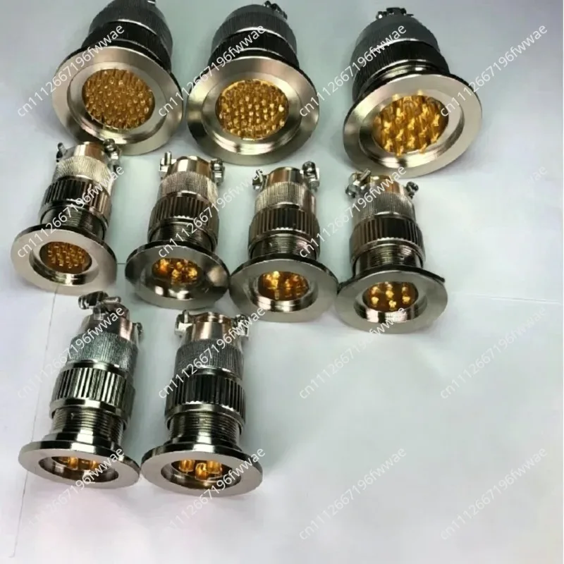 1Pcs Hermetically Sealed Vacuum Connector Glass Sintered Aviation Plug Kf25 Kf40 Series