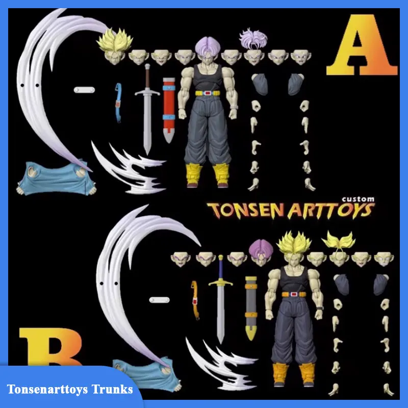 

Tonsenarttoys Dragon Ball S.H.Figuarts SHF Trunks Super Saiyan SSJ1 SSJ2 Vegeta Custom Accessories Kit Anime Action Figures Toys