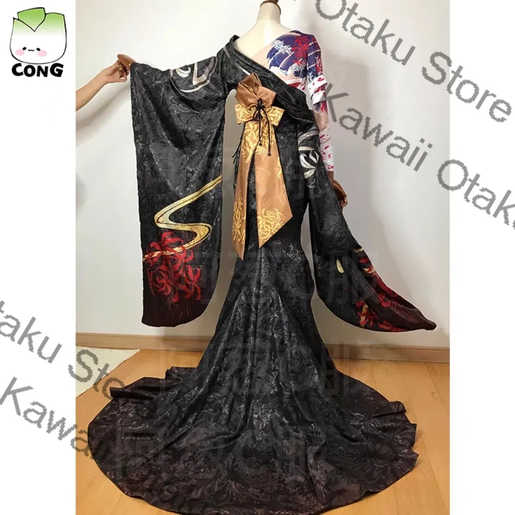 Identity V Michiko Geisha The Ripper Cosplay Anime Photograph Clothing Animes Expo Accessory Peripheral All Saints' Day Presell