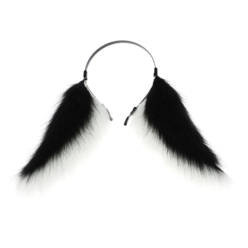 

New Artificial Lop Ear Hairband Anime Maid Headband Women Girl Stage Shows Hairhoop