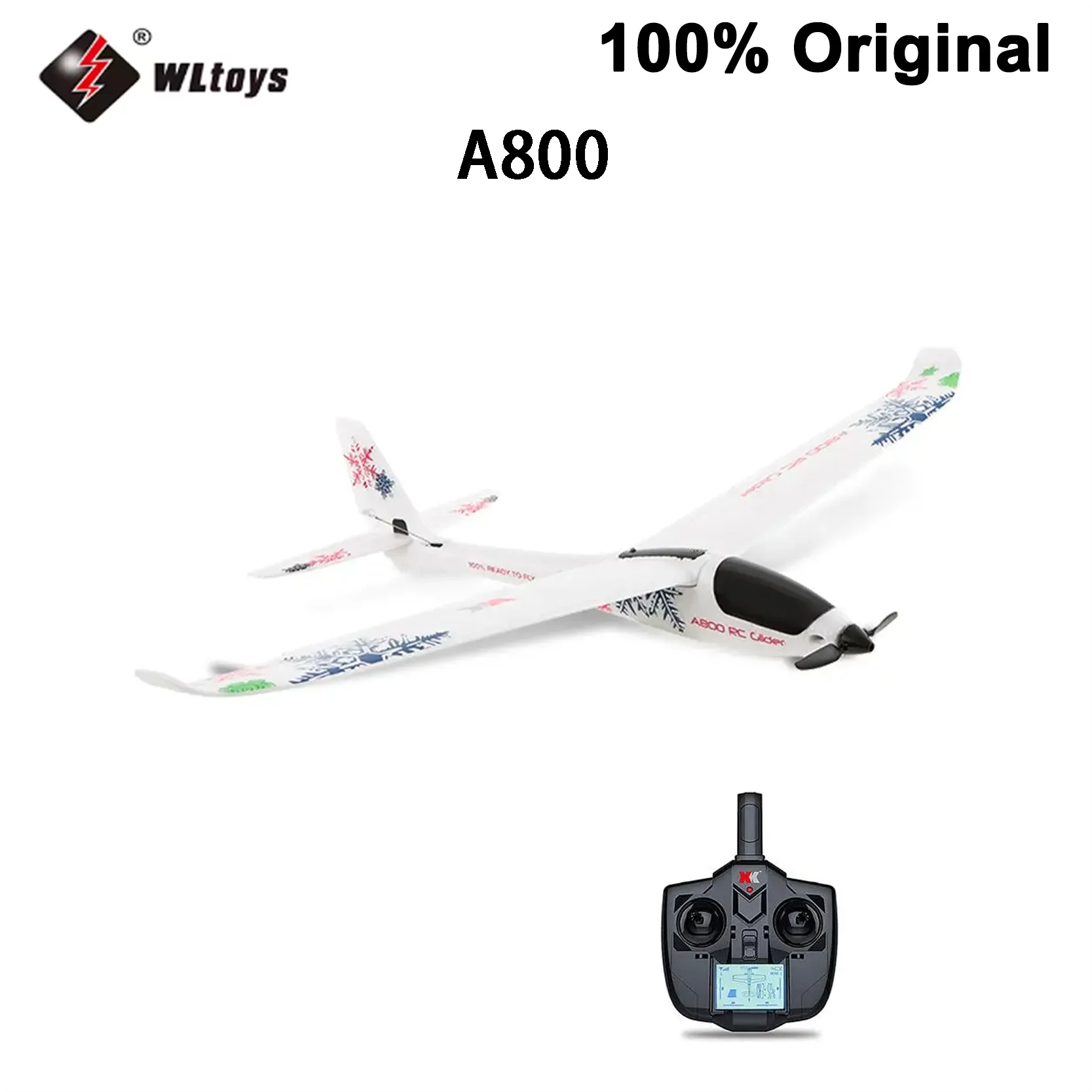 

Оригинальный радиоуправляемый планер A800 с пультом дистанционного управления 4 ГГц и дизайном снежинки для легкого полета и развлечения на открытом воздухе