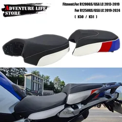 Motorcycle Front Rear Seat Pillion Cushion For BMW R1200GS R1200 GS Adventure R1250GS R 1250GS GSA Passenger Saddle Seat Cover