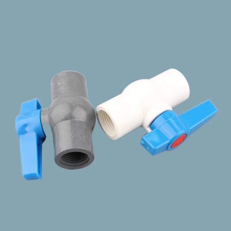 1/2 Inch~2 Inch Garden Irrigation Water Control Female Thread Ball Valve Aquarium Fish Tank PVC Pipe Supply Drainage Switch Valv