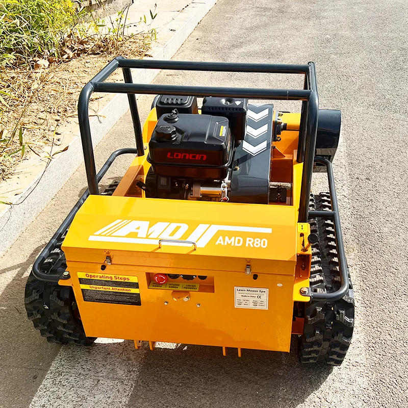 Tosaerba robotizzato personalizzato Tosaerba telecomandato Riunione Standard di emissione Euro V con certificazione CE Ciclo a quattro tempi