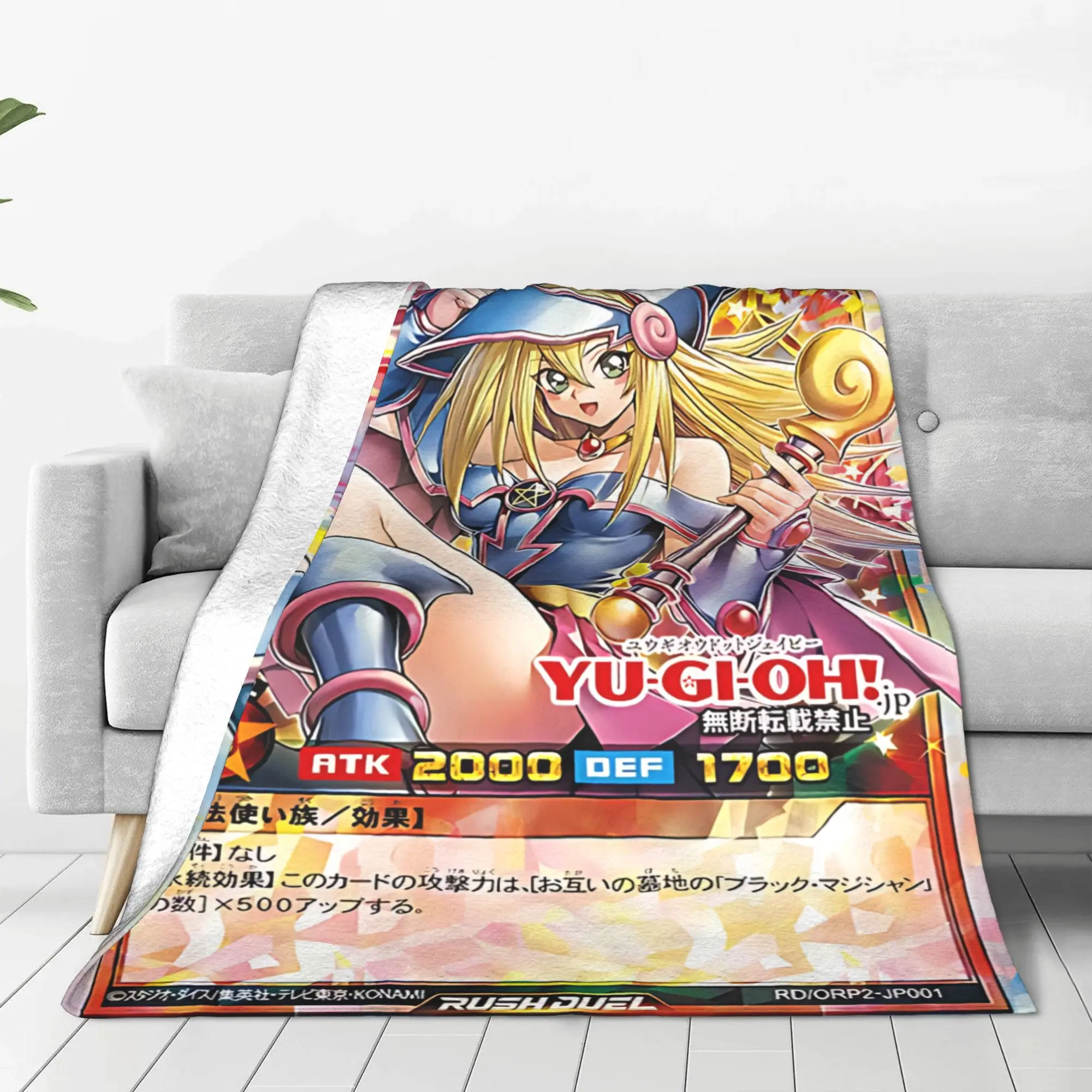 1PC home Cutecore Room Decor YU GI OH Card Meme Blanket Throw Blanket  Novelty Warm Blanket All Season