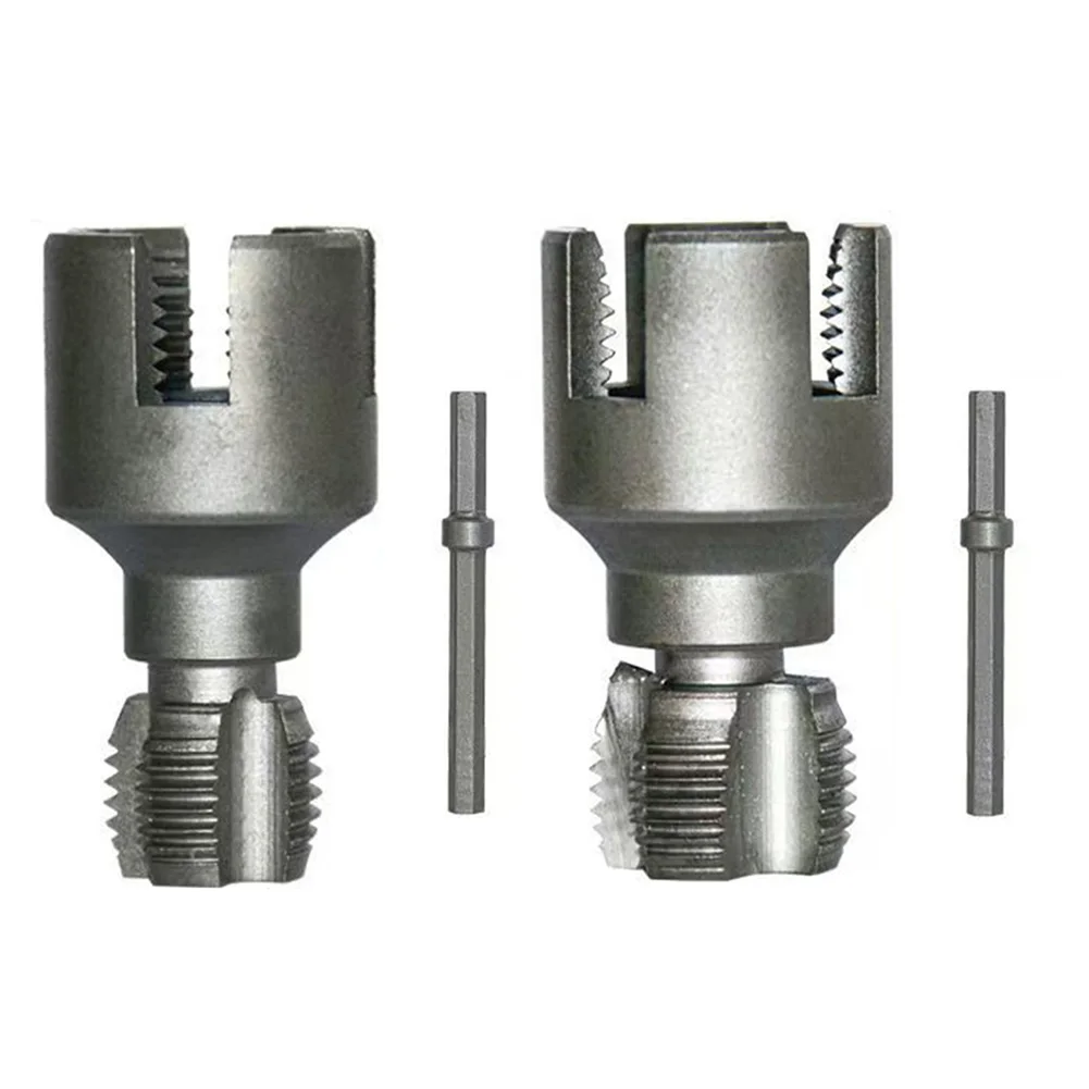 Internal External Thread Tapping Tool For 1/2 3/4 Inch Water Pipe PPR PVC Integrated Die Metal Threading Drill Bit