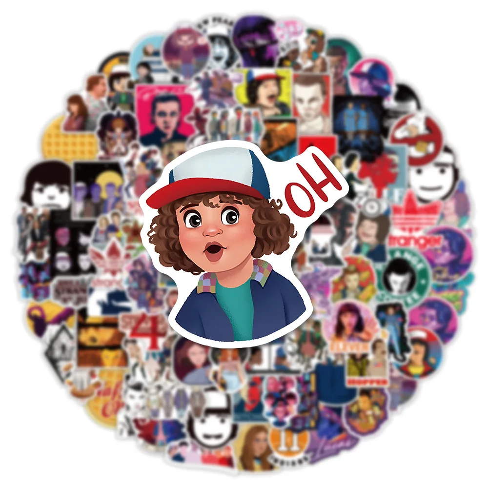 50 قطعة من ملصقات KPOP الأكثر مبيعًا أشياء غريبة جرافيتي ألواح تزلج مزخرفة صناديق أدوات، هدية، هدية للعطلات #3