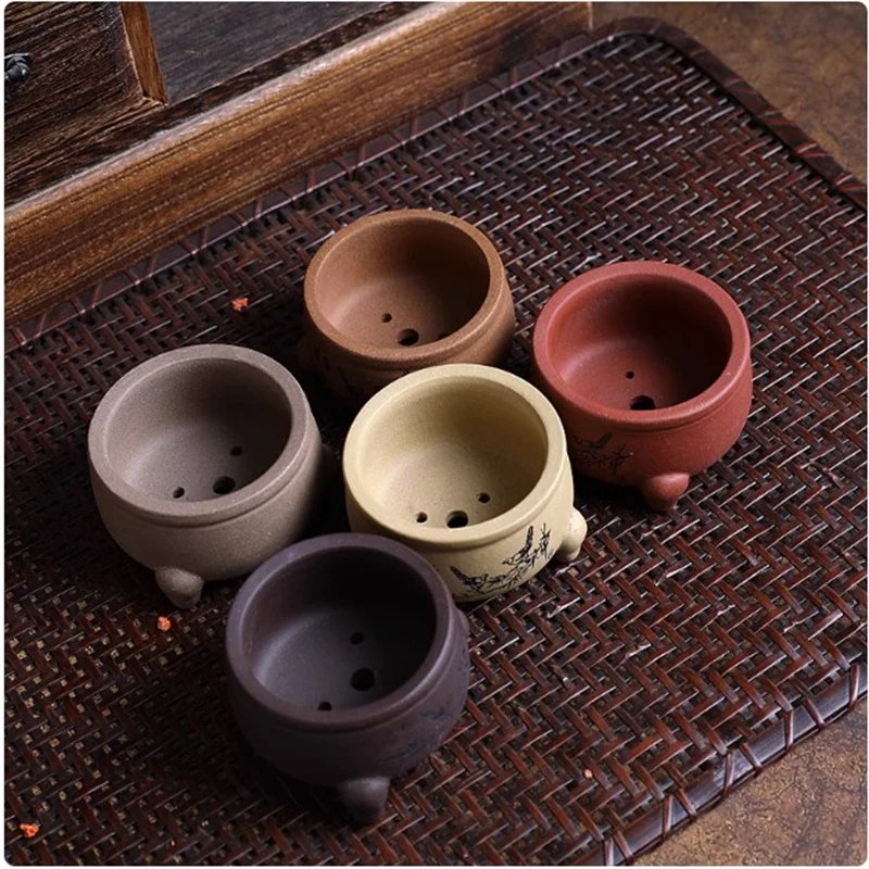 

Ceramic Round Bonsai Pot,Moss Small Flower Plant Pot,Home Sill Indoor Decoration