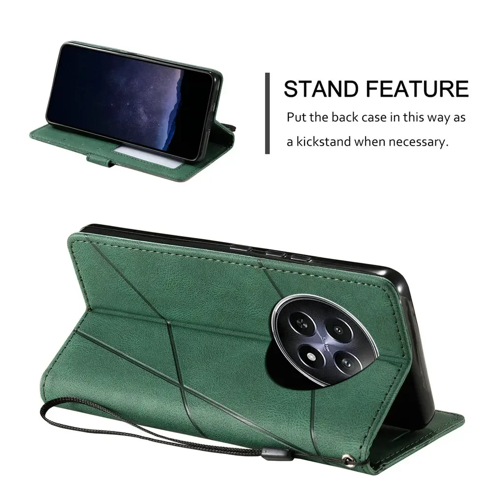 Realme 13 12 11 Pro Plus 5G 4G Flip Case Leather Business Wallet Magnet Funda Realme 12 Case Phone Realme13 12X 11X Book Cover