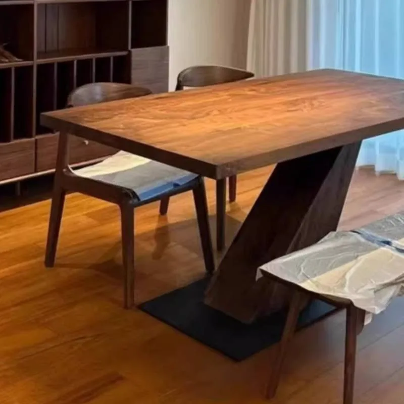 Designer Wooden Organizer Table Study Unique Floor Design Nordic Dining Table Coffee Modern Luxury Silla De Escritorio Furniture