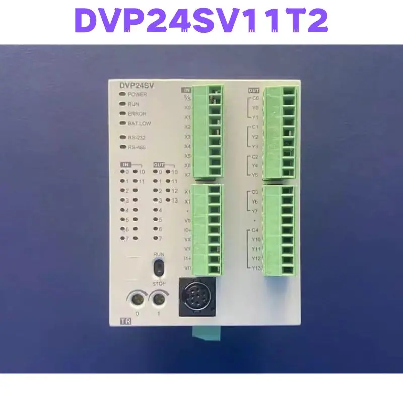 Second-hand DVP24SV11T2 PLC Module Tested OK
