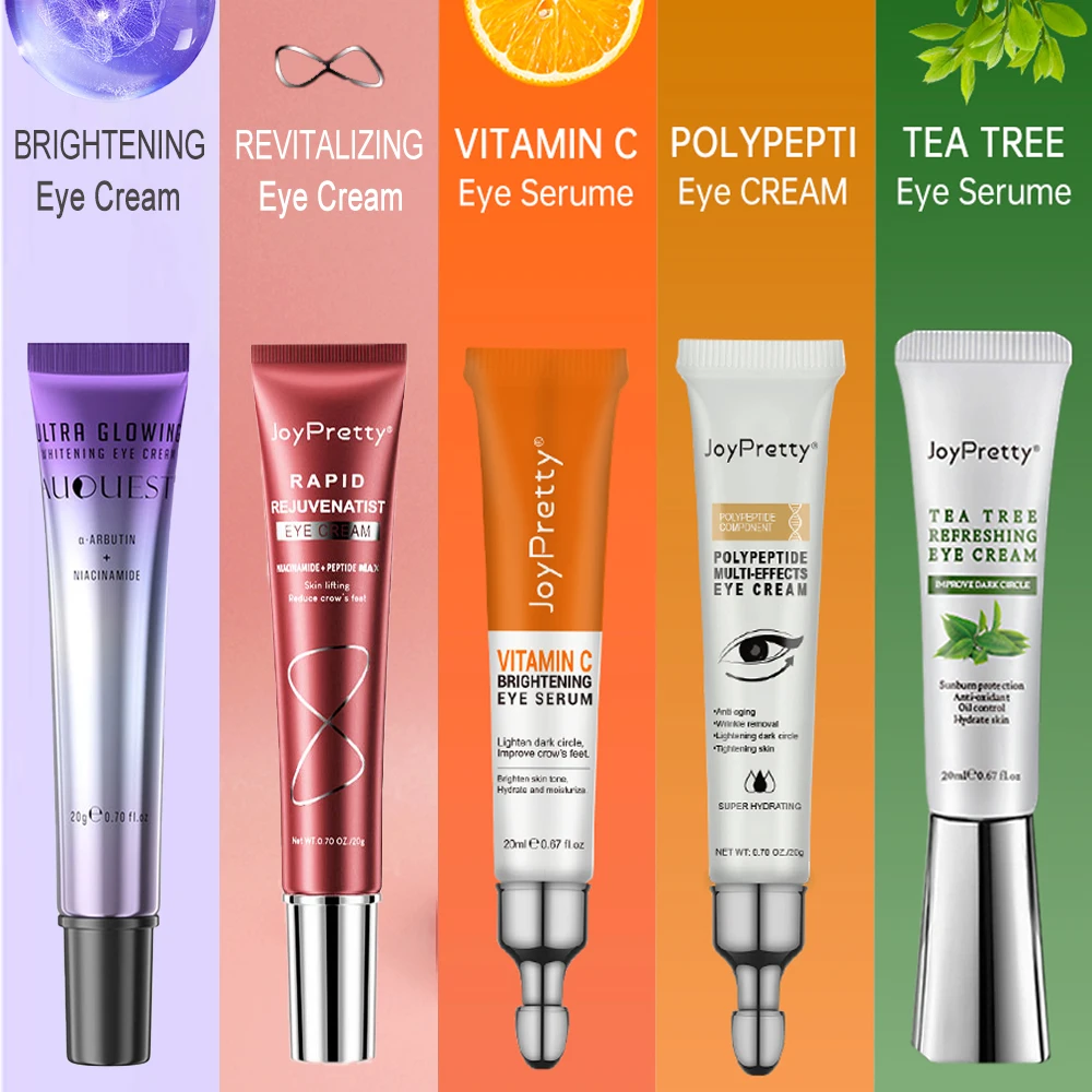 

Eye Bags Eye Cream Vitamin C Remover Dark Circle Anti Puffiness Removal Fine Lines Eyes Brightening Cream Skin Care