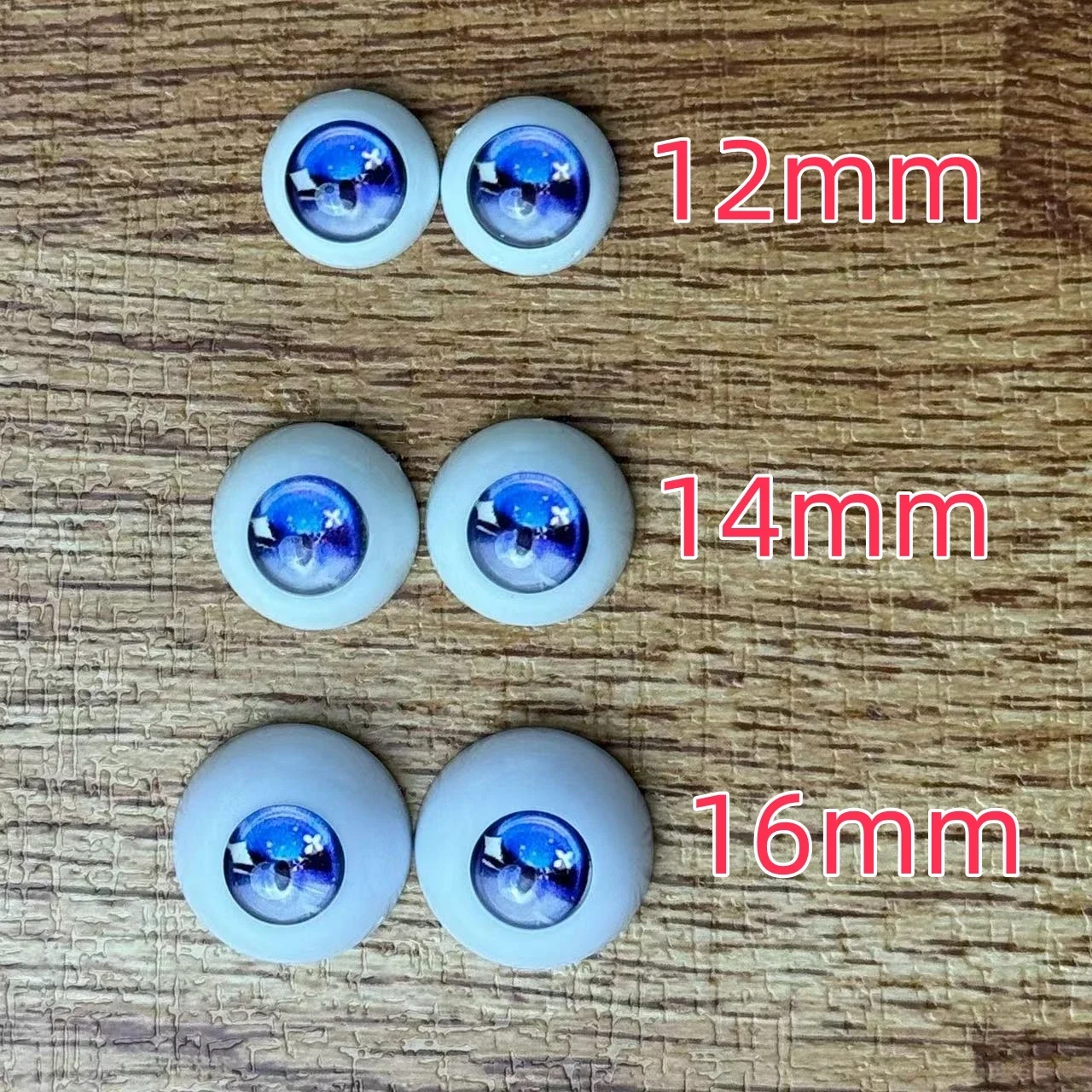 12mm / 14mm / 16mm Doll Eyes Anime Eyeball Bjd Doll Eyeball Diy Doll Accessories