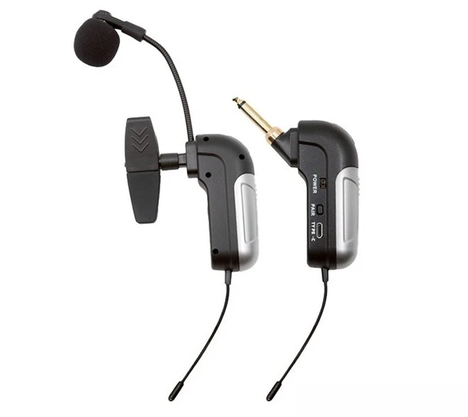 Wireless Microphone for Saxophone Clarinet, Professional Instrument Pickup, High Fidelity Stage Performance, Live Sound Quality