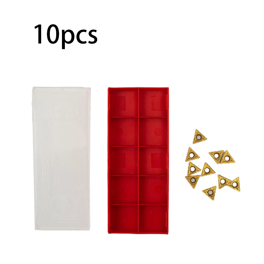 Carboneto TCMT 110204   US735 Lâmina de Moagem Rosqueamento Girando 10 Pcs 95 Inserções de Dureza Precisão Qualidade Prática