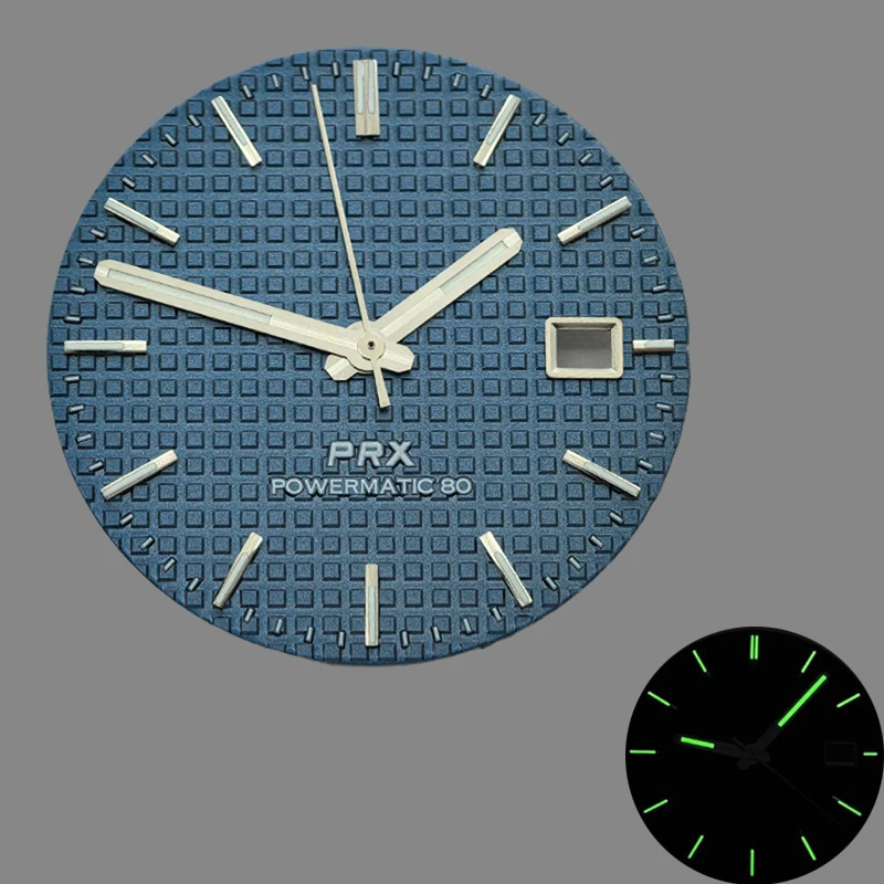 

Dia 31.8mm Green Luminous Watch Dial and Hands Fits For NH35 NH36 NH38 4R35 4R36 7S Movement PRX Super Player Watch Parts Refit