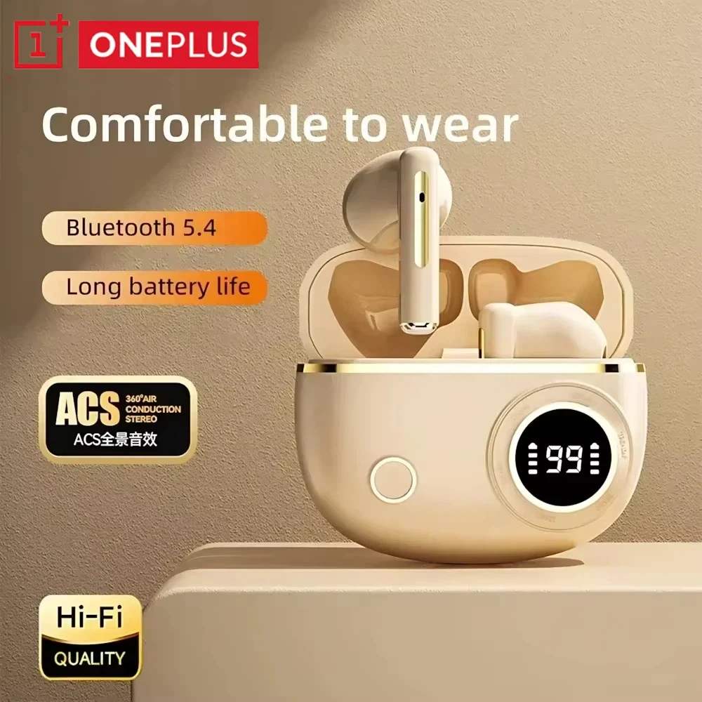 Lenovo TWS Wireless Bluetooth Headset LED Dislpaly Waterproof Noise Reduction Earphone Sports Stereo Noise Canceling Headphone