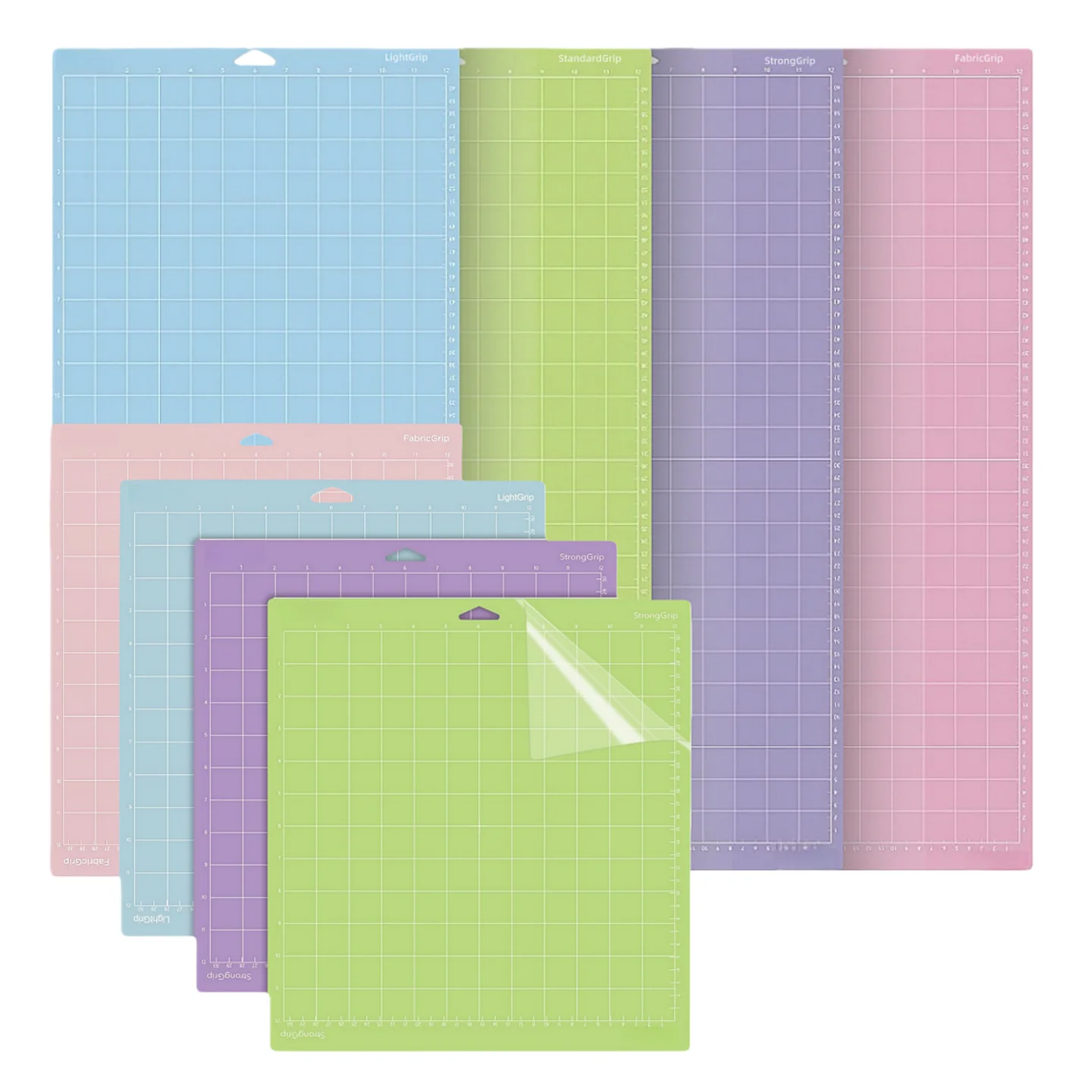 Un ensemble de tapis de découpe pour Cricut Maker 3/Explore 3, tapis de découpe adhésifs variés pour l'artisanat, le quilting et la couture