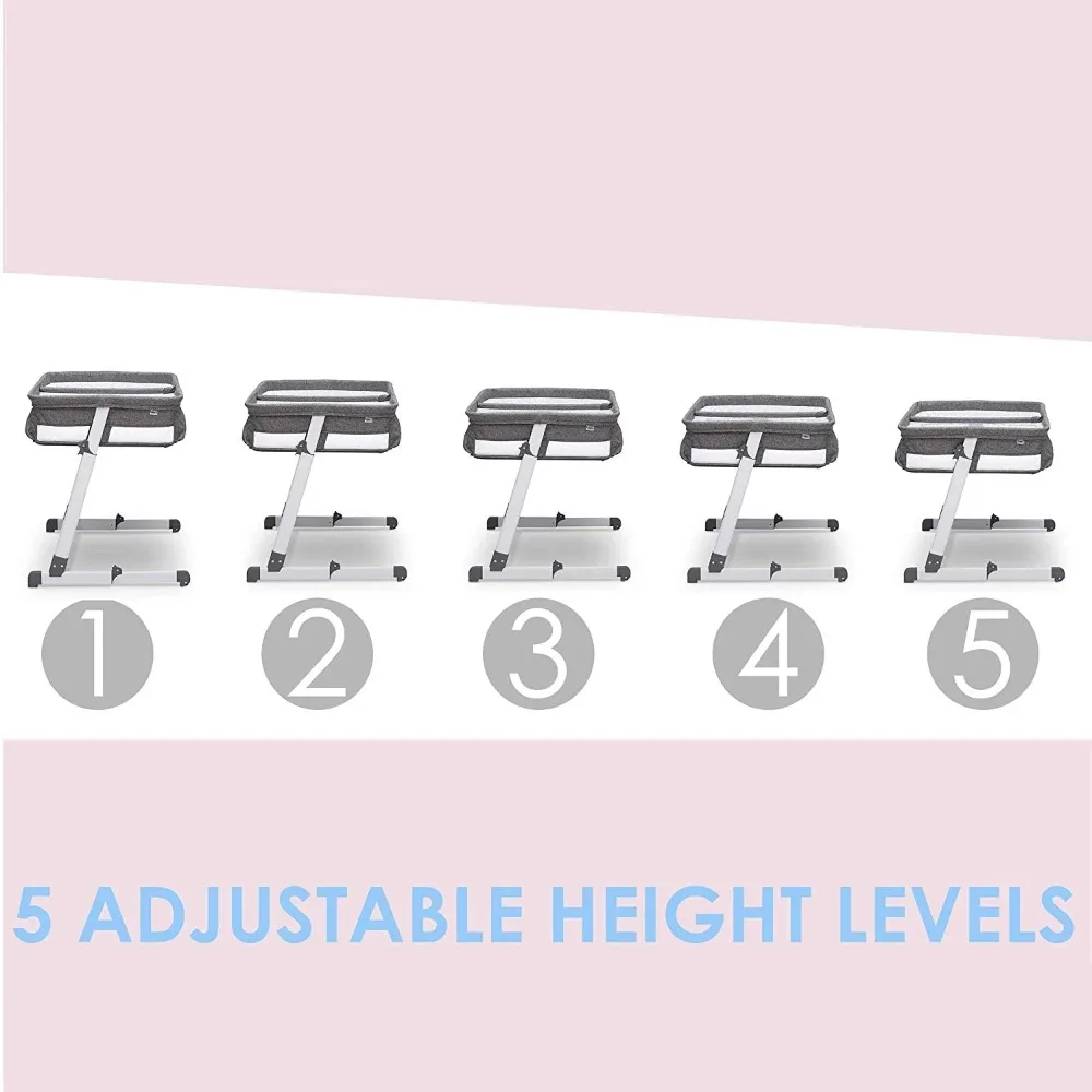 Cabeceira cinza para bebê, berço para gêmeos