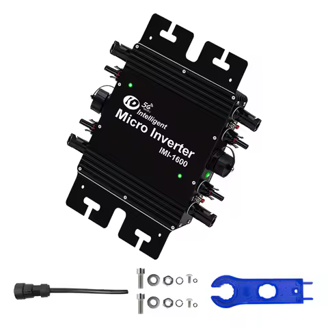 1600W Solar Micro Inverter MPPT WiFi Grid tie Micro Inverter 22-50VDC 230VAC 120VAC For Solar Panel Power Generate Home System