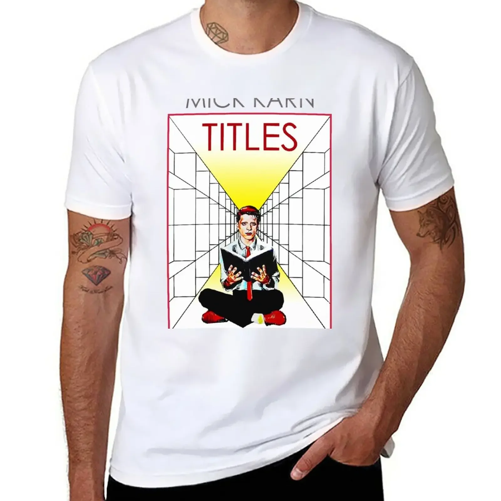 MICK KARN - TITLES (1982) T-Shirt korean fashion quick drying shirts graphic tees mens cotton t shirts