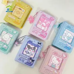 Kawaii Memory Book Sleeves Gift Hello Kitty Refillable Photo Album Cute Cartoon Design for Kpop Star Cards Collection