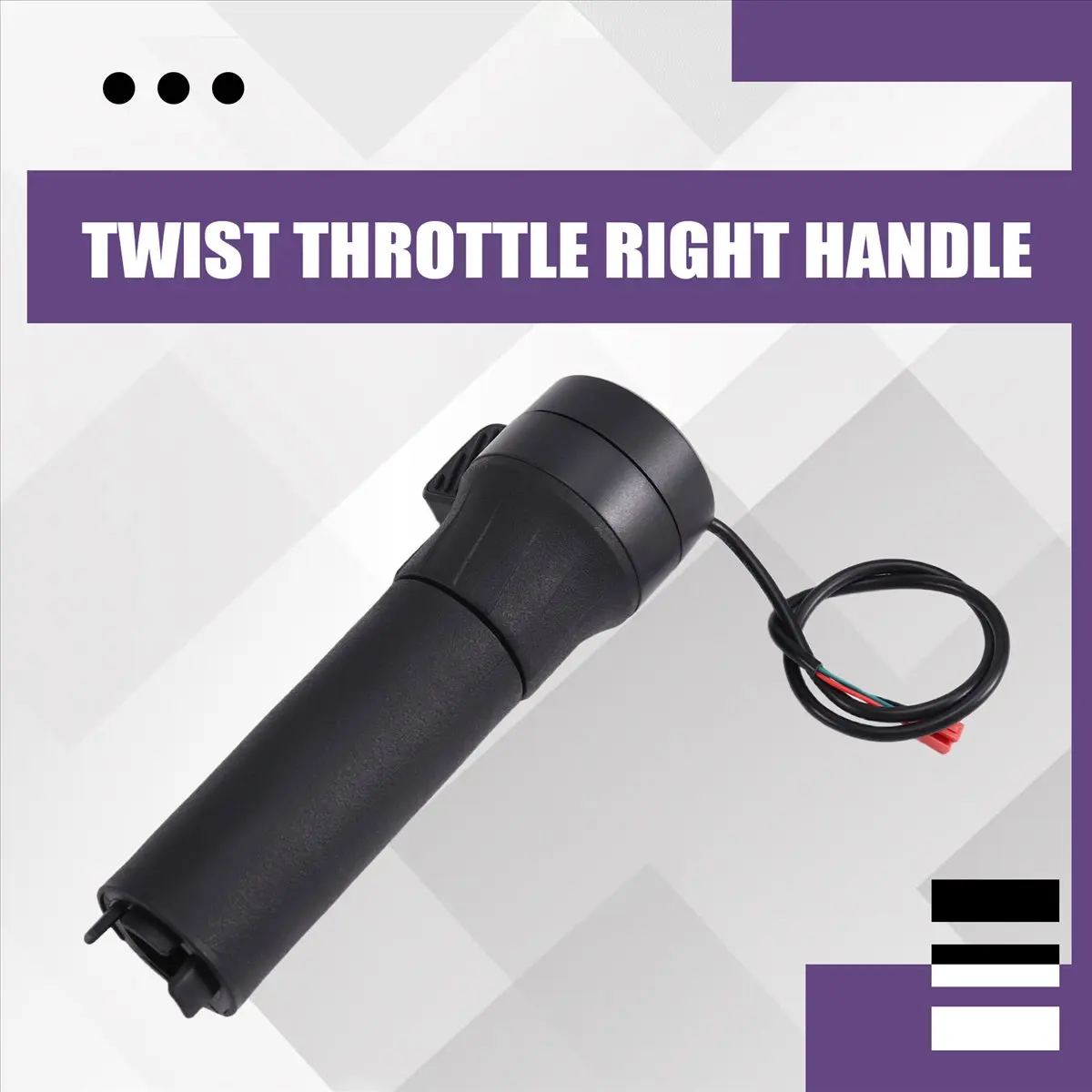 DT77 Twist Throttle Right Handle Electric Scooter Accessories for Segway Ninebot ZT3 Pro Scooter Accessories view 6