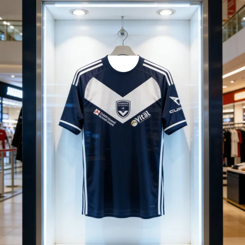 Camiseta Leve de Verão Girondins Bordeaux 23-24 para Adultos, Impressão 3D, Secagem Rápida, Camiseta de Futebol para Família e Crianças