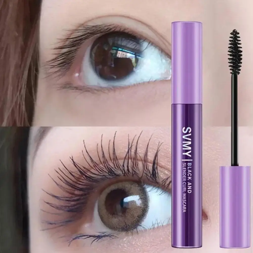 Black Waterproof 3D Mascara Lengthening Lash Eyelash Extension Eye Lashes Brush Beauty Makeup Long-wearing Purple Mascaras