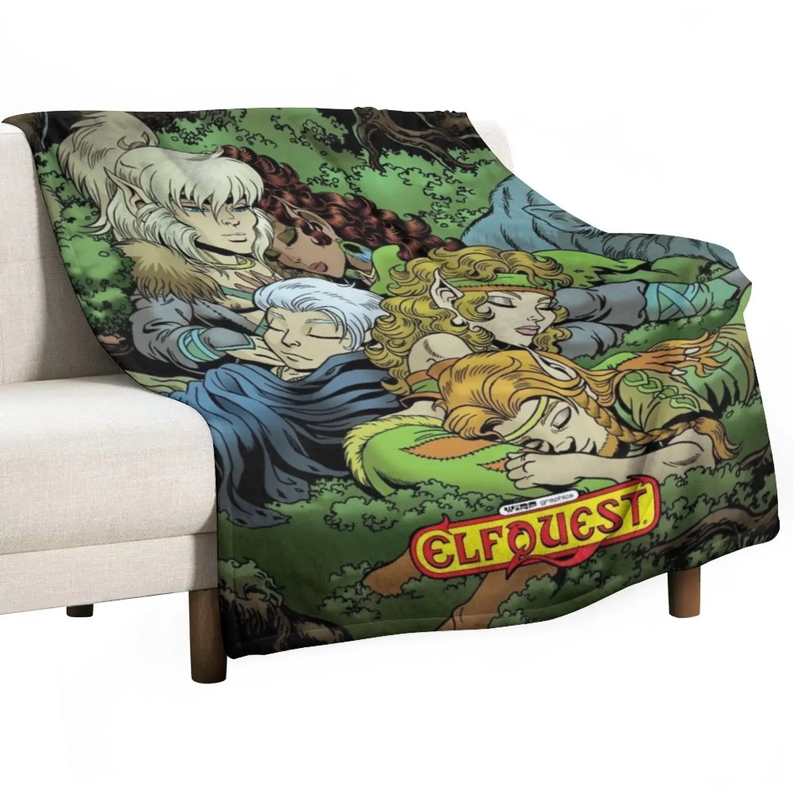 

ElfQuest: True Peace II Throw Blanket Decorative Blankets Blanket For Baby