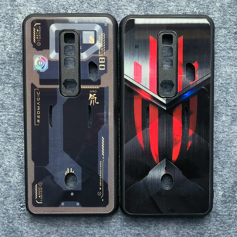 For Red Magic 7 Case Tempered Glass Hard Cover For Nubia Red Magic 7S 5G Coque Redmagic 7 7s Protective Shell