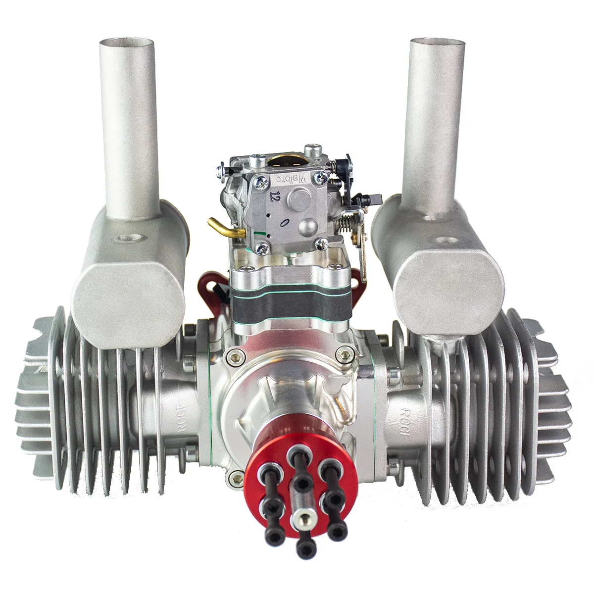 

RCGF 120CC Twin Cylinder Petrol/Gas Engine Dual Cylinder with Muffler/Igniton/Spark Plug for RC Model Airplane