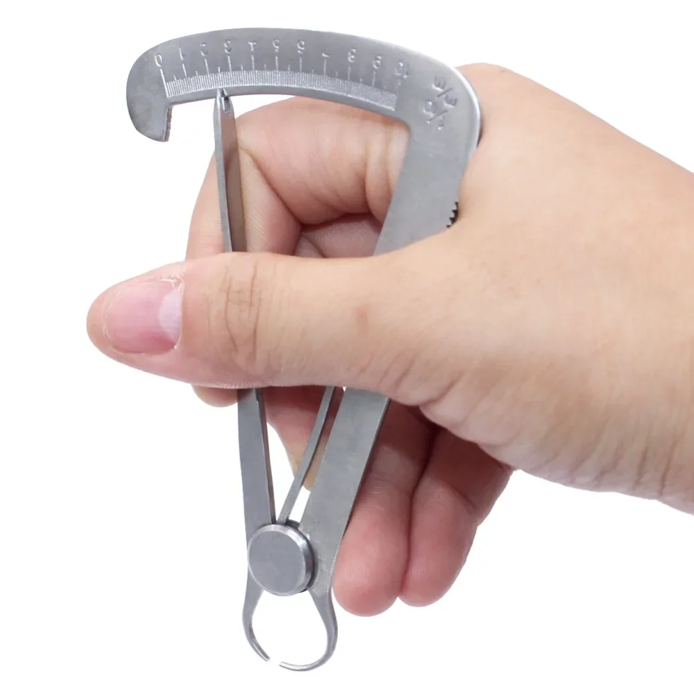 

Stainless Steel Inside Caliper 0-10mm Precise Jewelry Measuring Tool for Diamond Gemstone Ring Making Gauge Kit