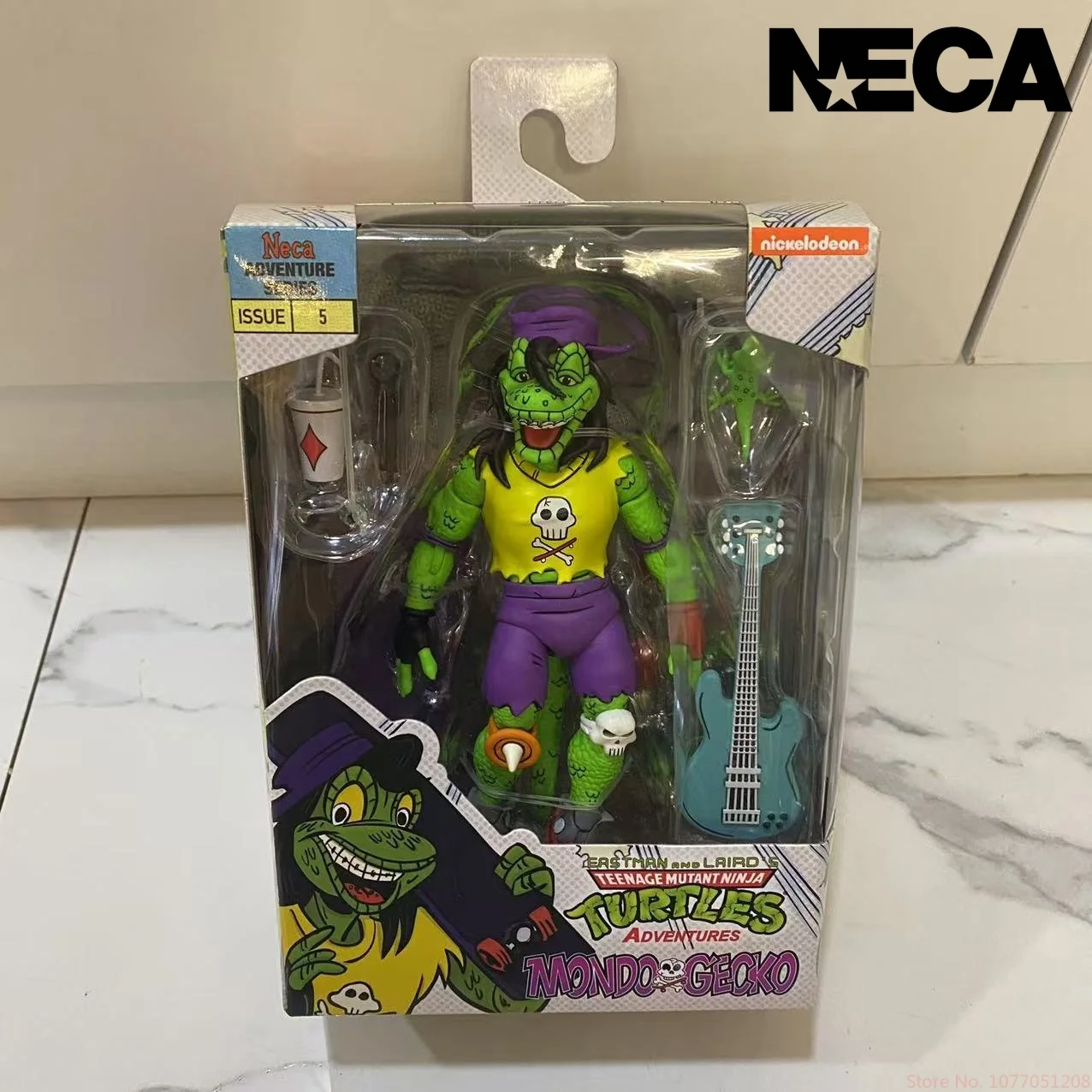 Authentic Neca 54433 7-Inch Ninja Turtles Series Lizard Man Action Figure Collection Model Toy