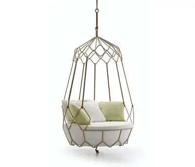 Hanging basket, balcony, indoor use, stainless steel terrace, courtyard, hanging chair, outdoor net red rocking chair swing