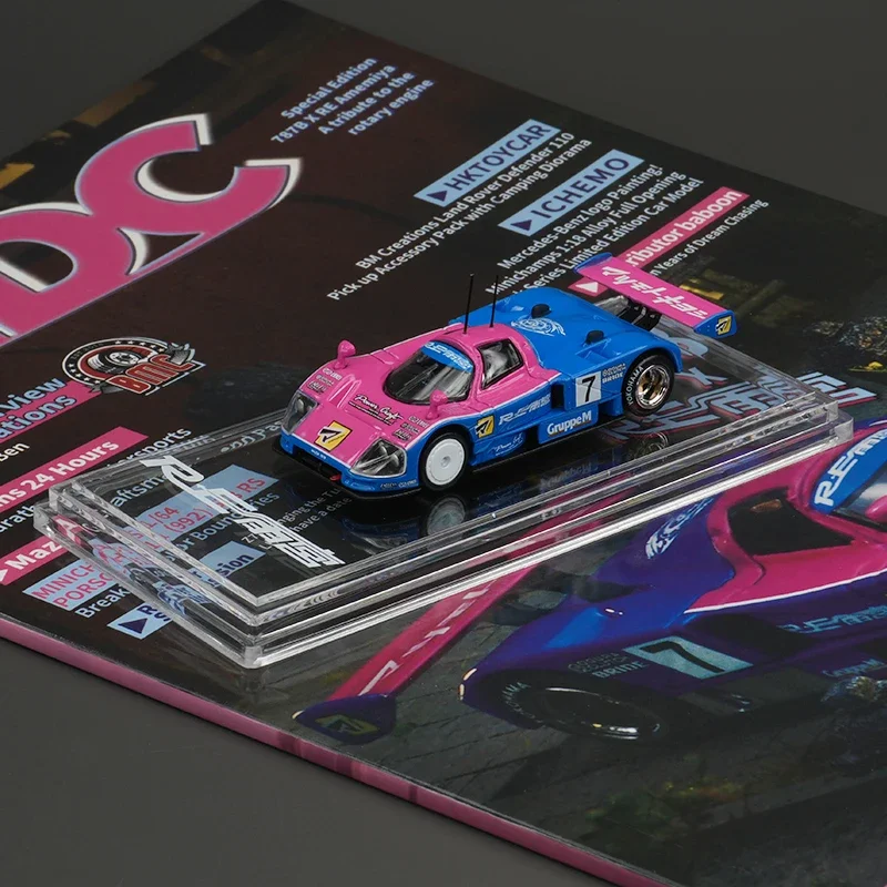 

BMC In Stock 1:64 787B RE AMEMIYA CLDC Car In Book Car Model Collection Toys Diecast Diorama