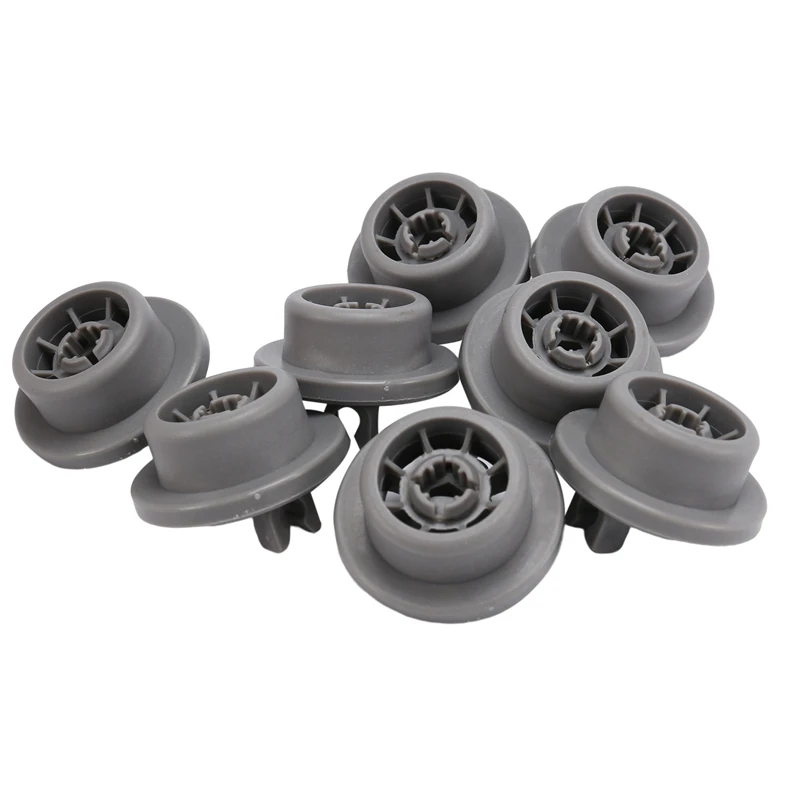 8PCS Dishwasher Lower Rack Basket Dishrack Wheel For Profilo//Siemens/NEFF 165314 Set Lower Basket Dishwasher Parts