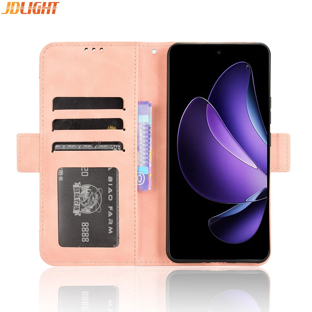 حافظات المحفظة لهاتف OPPO Reno 13F حافظة جلدية، غطاء قلاب مغناطيسي للكتاب، حامل بطاقة الصور، حقائب الهاتف المحمول