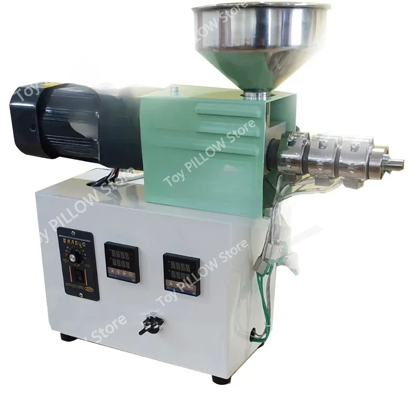 Single Screw Extruder Desktop Plastic Injection Molding Machine Polymer Material PP ABS Extrusion Small  110V/220V SJ15