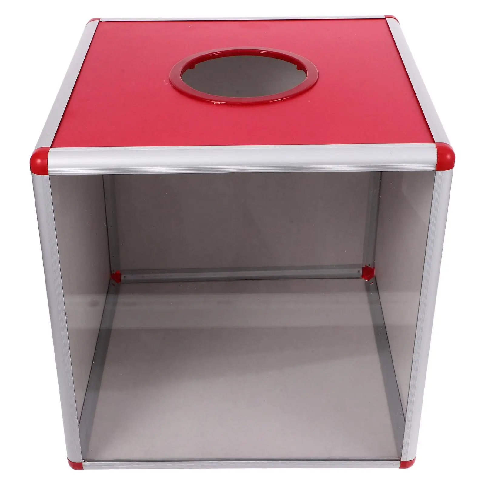

Raffle Prize Box Ticket Holder Boxes for Tickets Containers Ballot Voting Metal