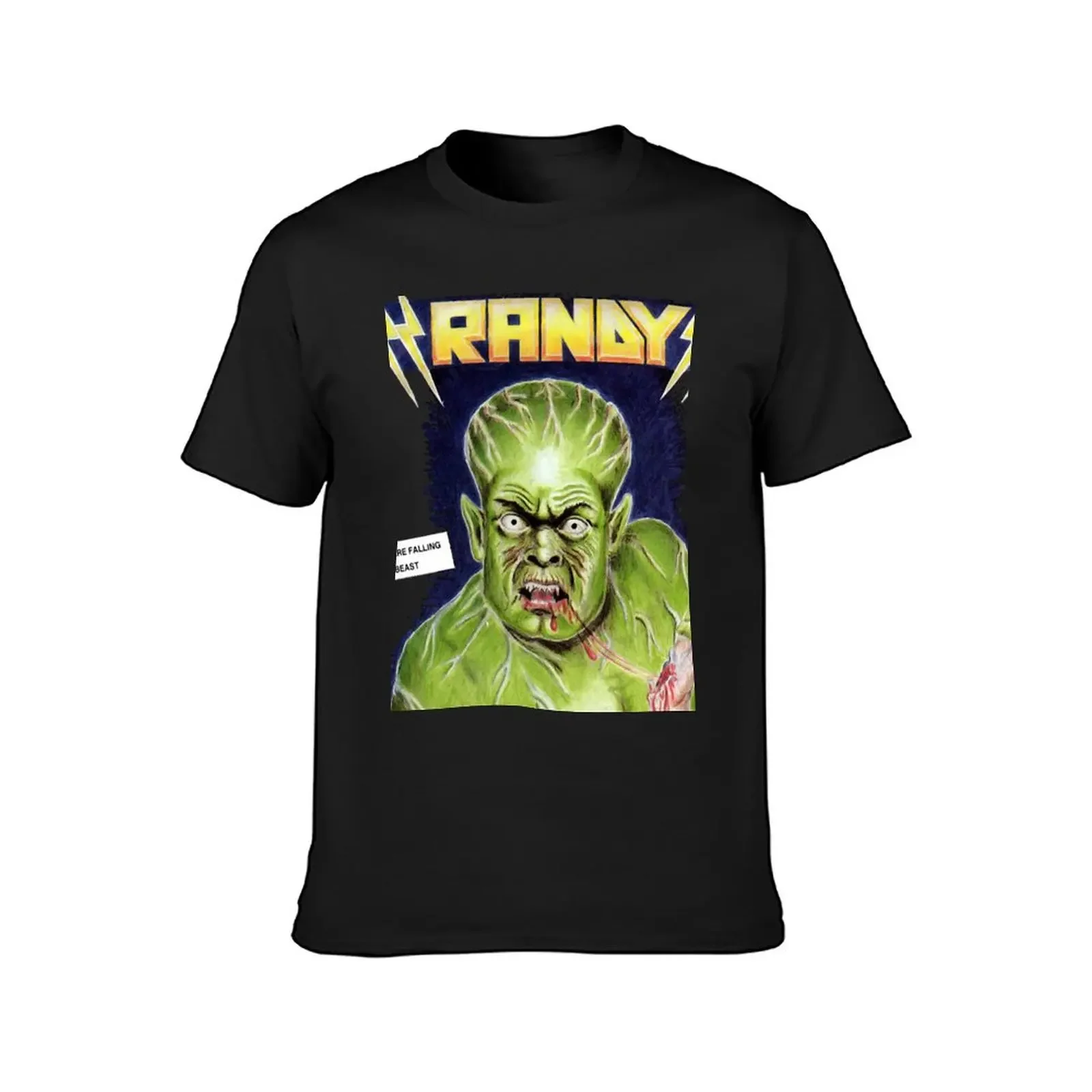 راندي باند الظلال تساقط تي شيرت أنيمي ملابس الصيف الجمارك تصميم طبعة جديدة الخاصة بك رجالي عادي تي شيرت