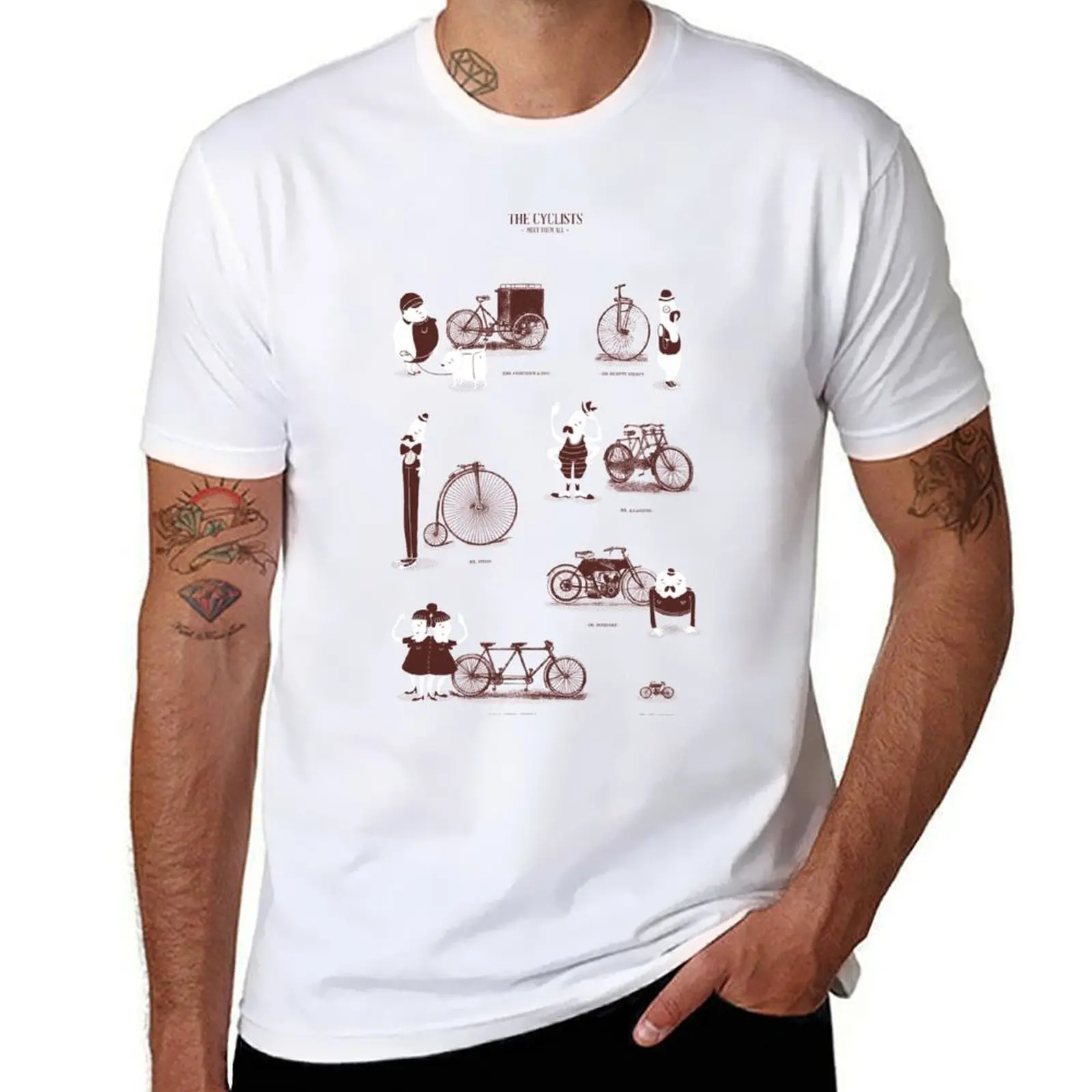 

Meet The Cyclists T-Shirt t shirts for man cotton t shirts cotton 100% T-Shirt