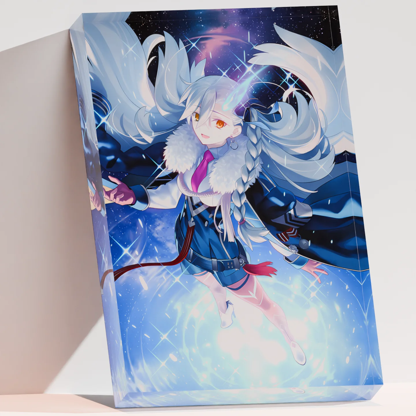 Custom 3D Acrylic Crystal Block Fate Grand Order U-Olga Marie FGO Figure Stand Cubo Holografico Print Your Image Fan Collection view 3
